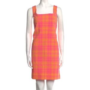 SportMax Plaid Print Mini Dress Size: L | US 10